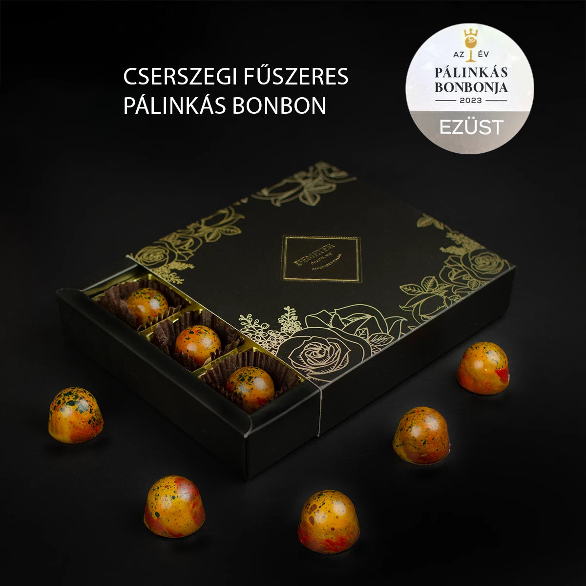 Cserszegi fűszeres pálinkás étcsokoládés burokban - DÍJNYERTES